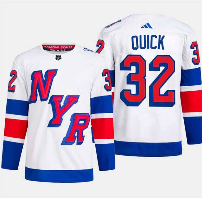 Men's New York Rangers #32 Jonathan Quick White 2024 Stadium Series Stitched Jersey Dzhi,We sell and wholesale Men's New York Rangers #32 Jonathan Quick White 2024 Stadium Series Stitched Jersey Dzhi on line form chian!